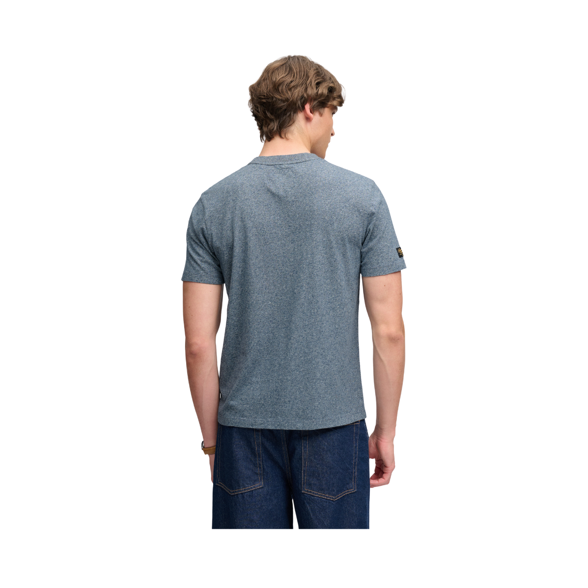 Vl Heritage Relaxed Tee - CLY Denim Blue Marl