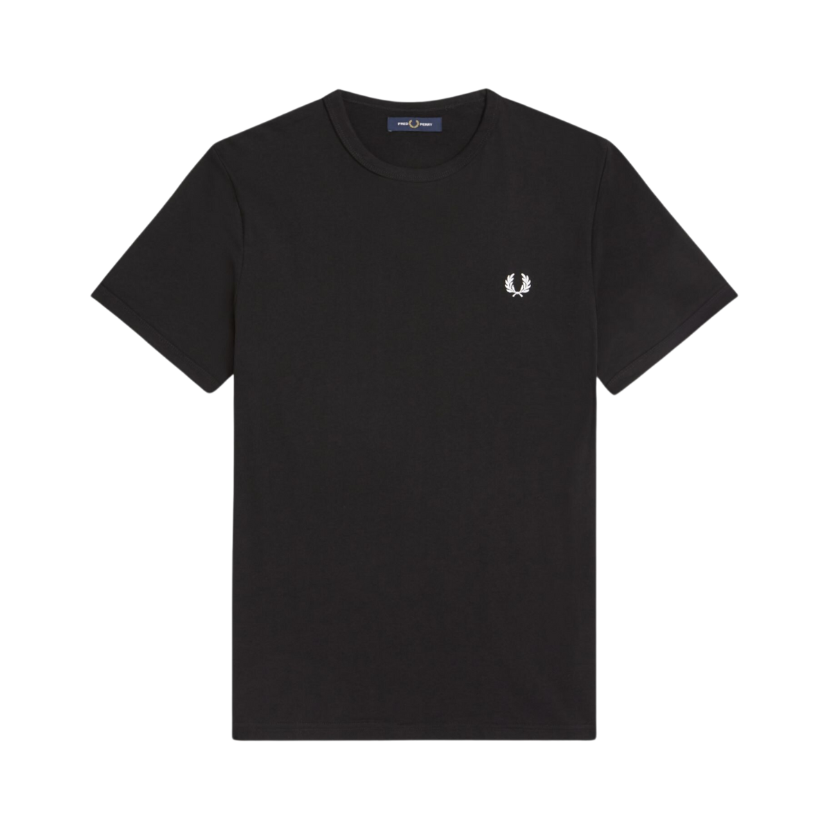 RINGER T-SHIRT - Black