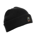 Rib Hat Knitted Beanie - 541 Black