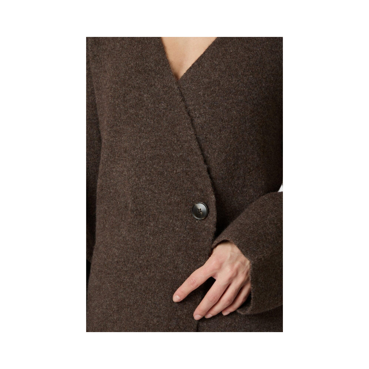 Marie Louise Knit Cardigan - Brown