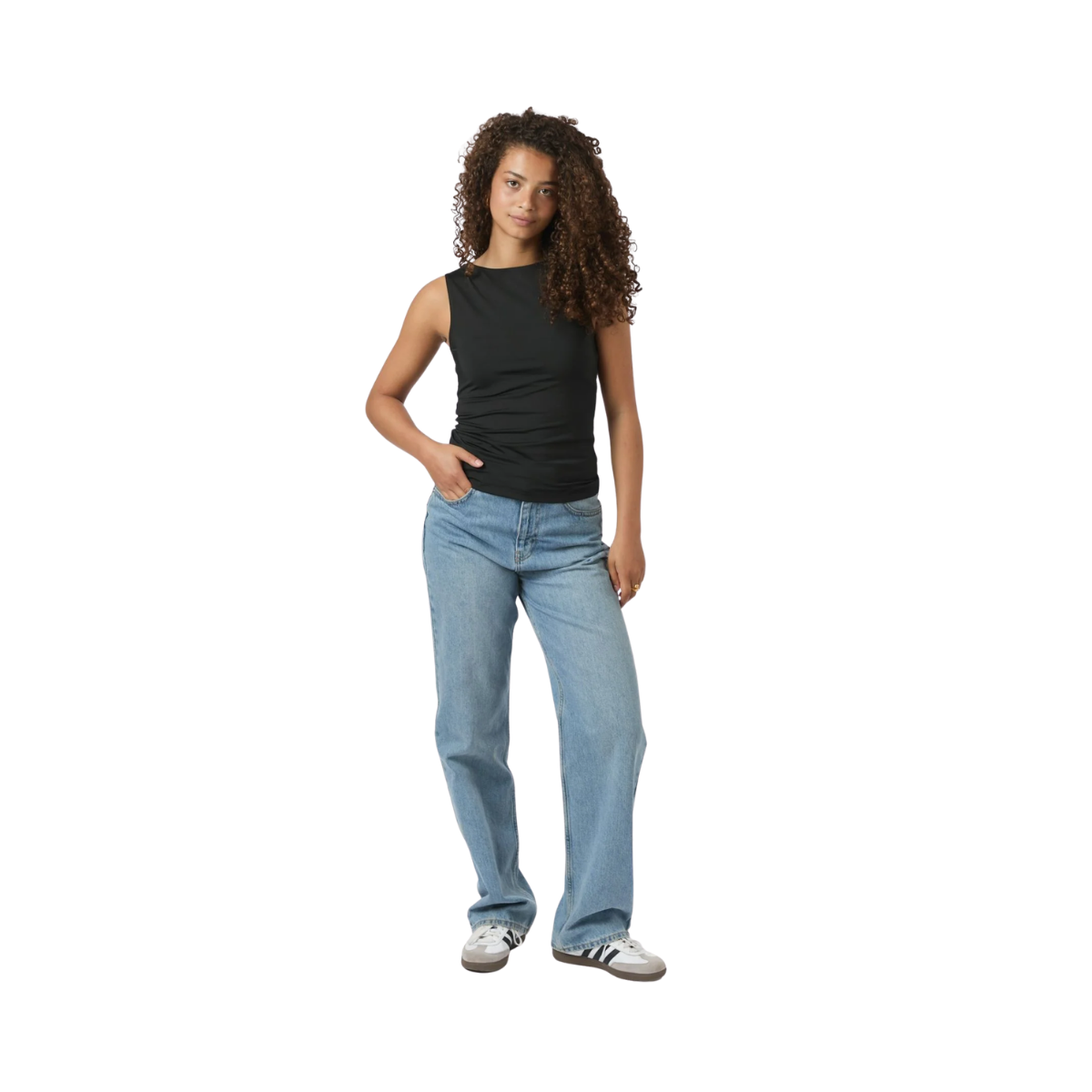 Ditty Jersey Top - Black