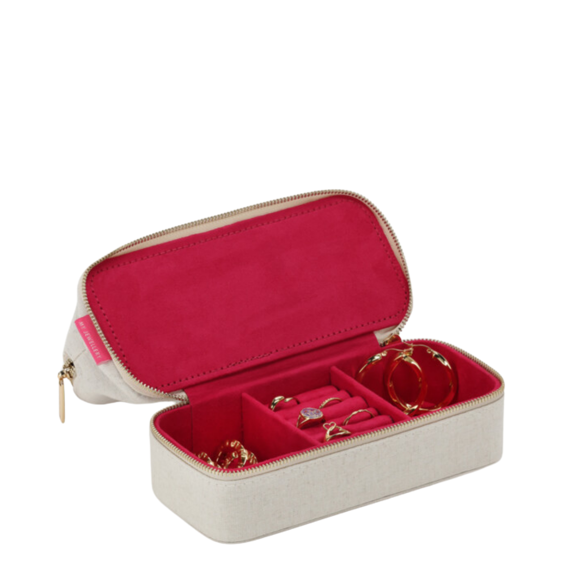 Jewellery Organiser And Toiletbag In One - 110 Beige