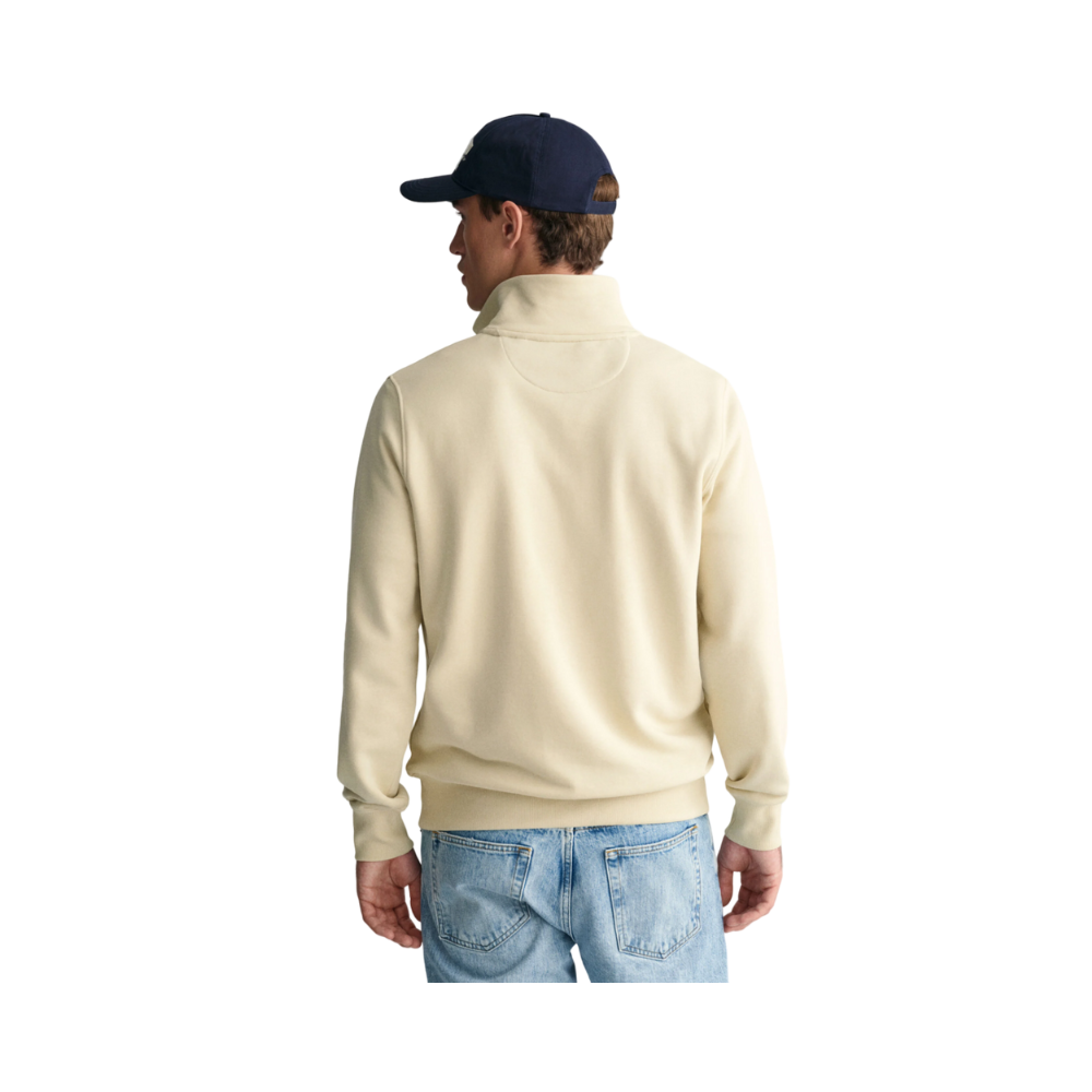 Reg Shield Half Zip Sweat - Beige