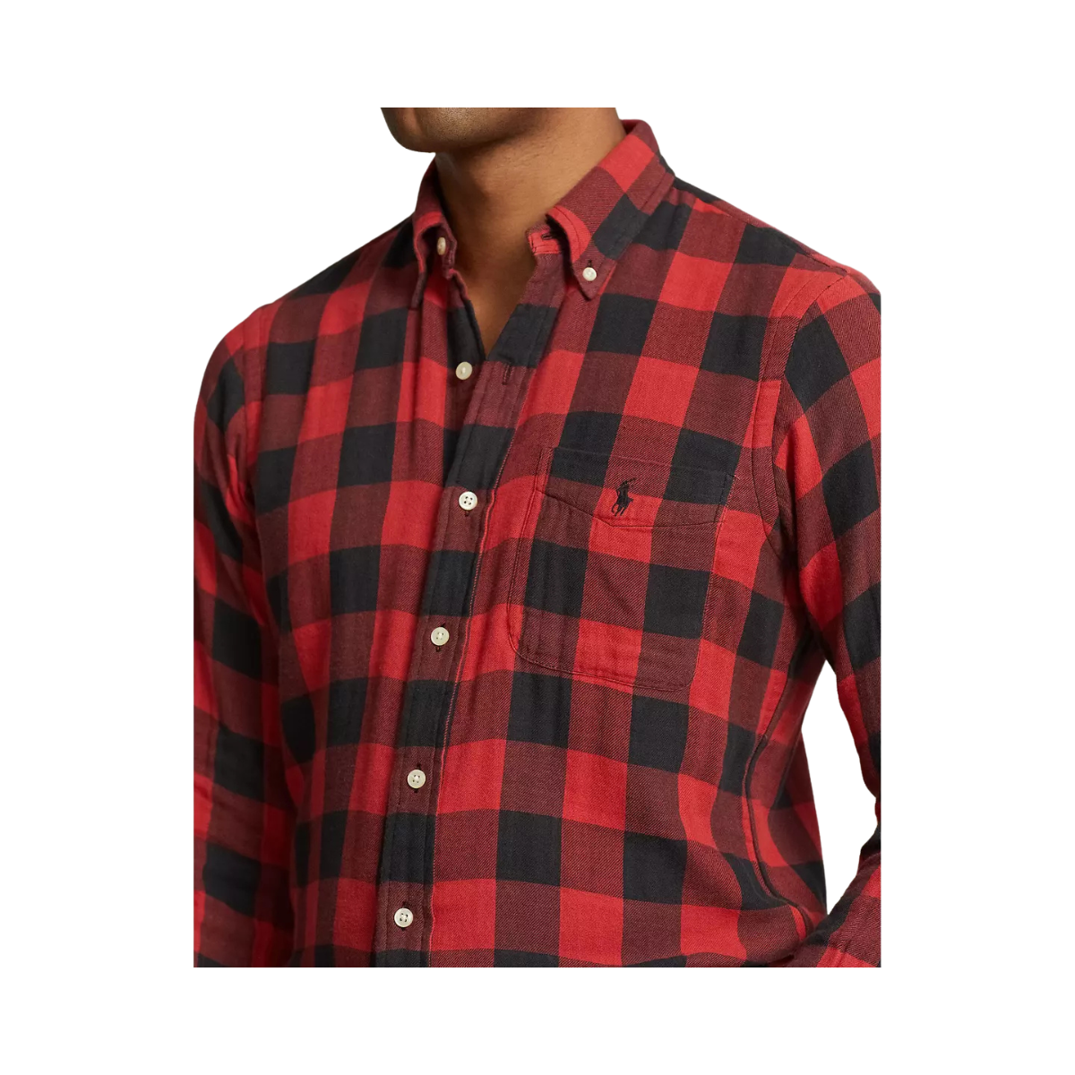 Long Sleeve Sport Shirt - Red