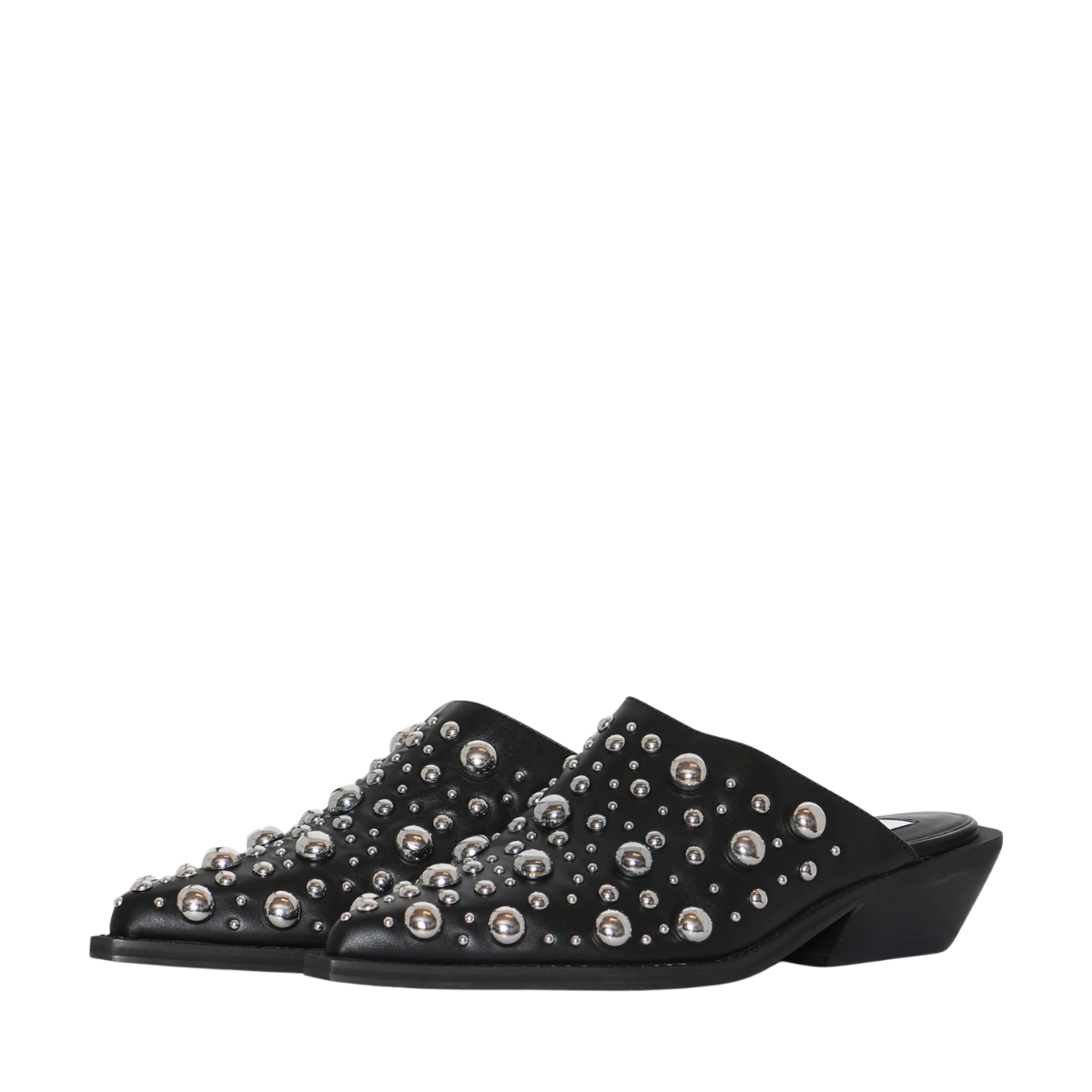 Dever Studs Mules - Black