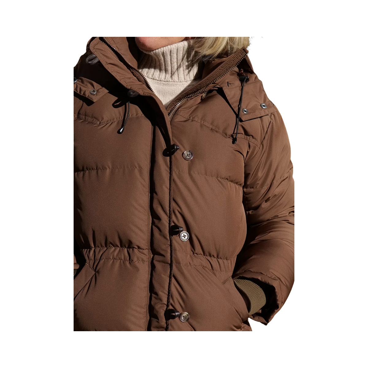 Alexandra Down Jacket - Coffee
