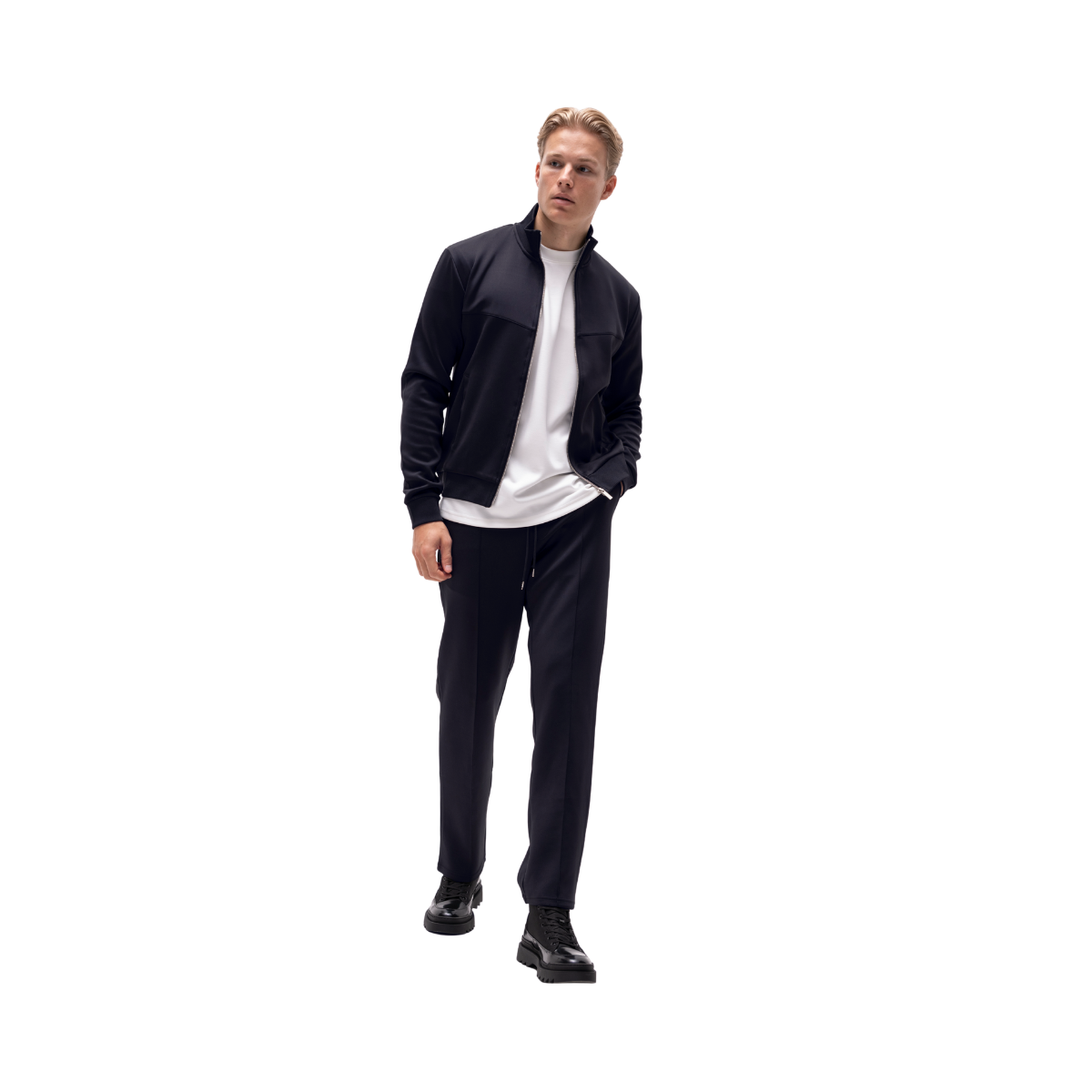 Akino Track Jacket - Navy