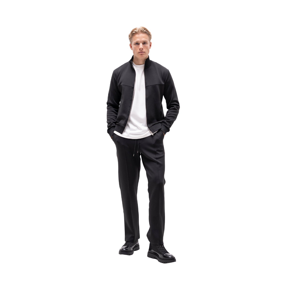 Akino Track Jacket - Black