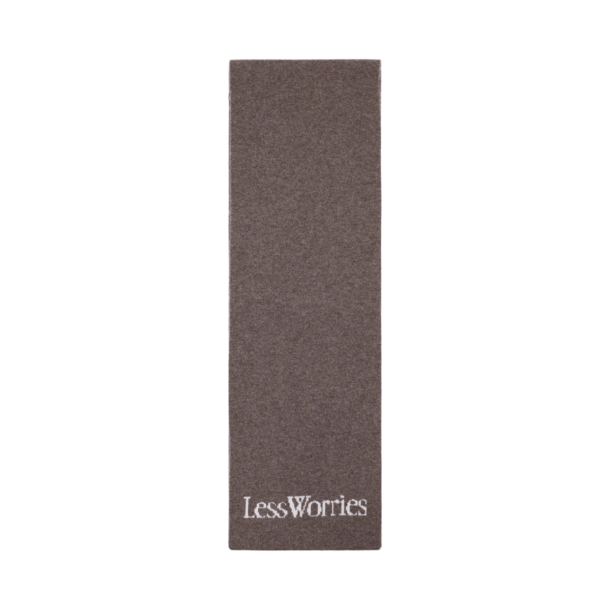 Cashmere Blend Logo Scarf - Nougat