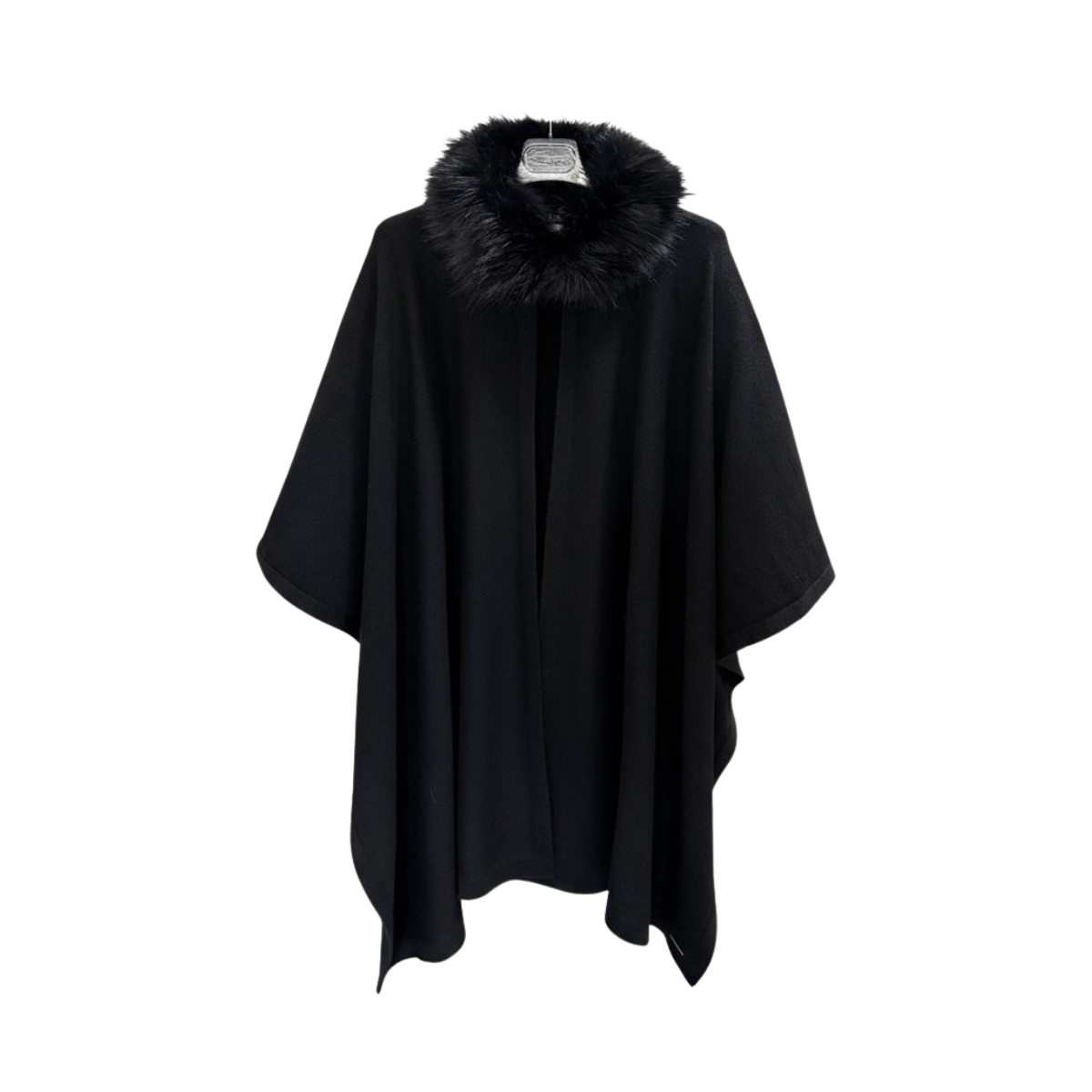 Knit RN Cape - 001 Black