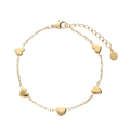 Bracelet hearts - Gold