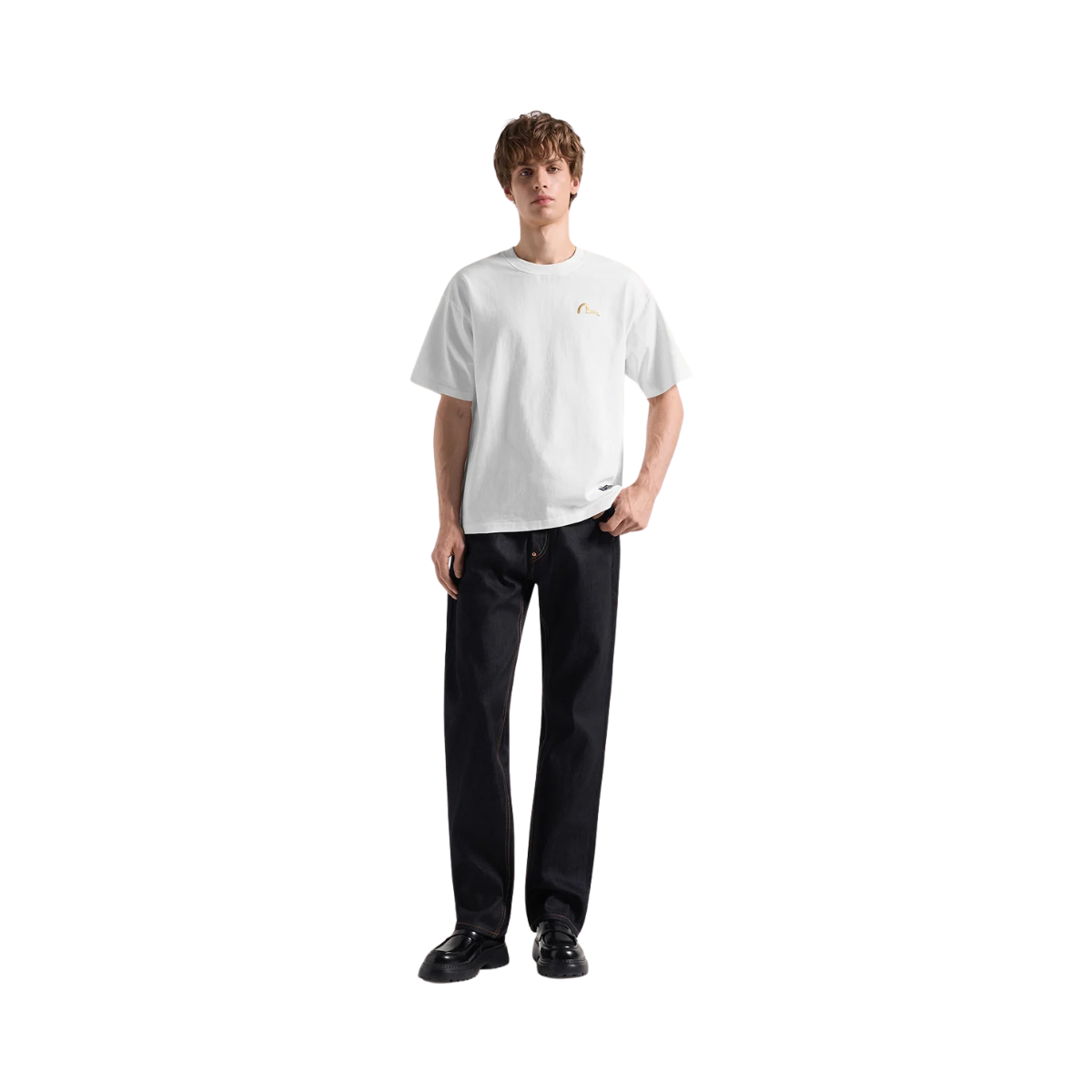 Seagull Embroidered Tee - Off White