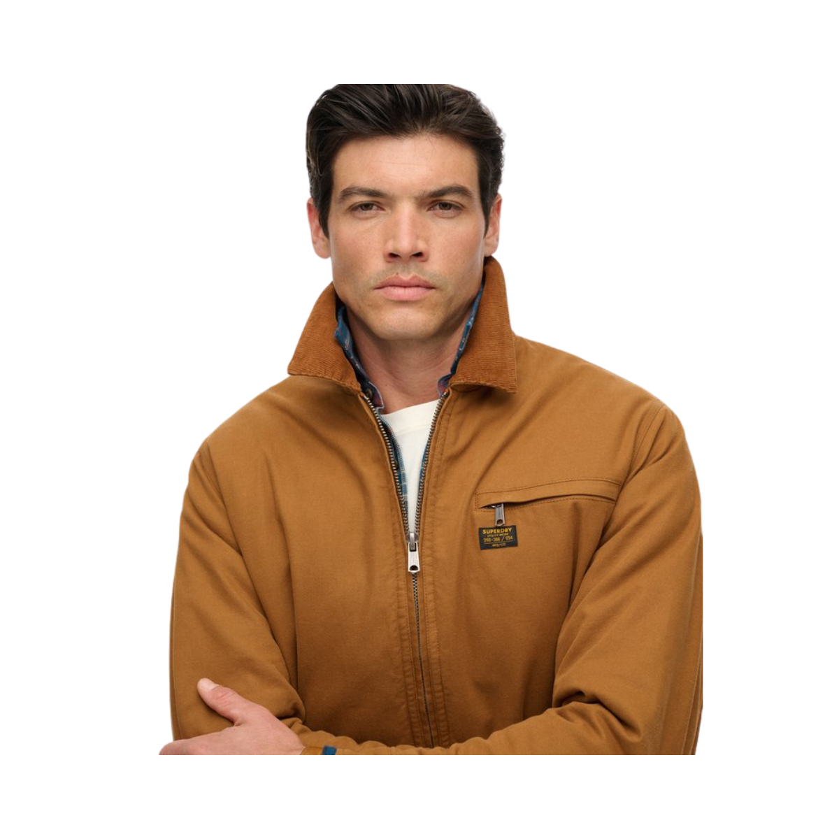 Cotton Canvas Ranch Jkt - 8MA Denim Co Tobacco Brown