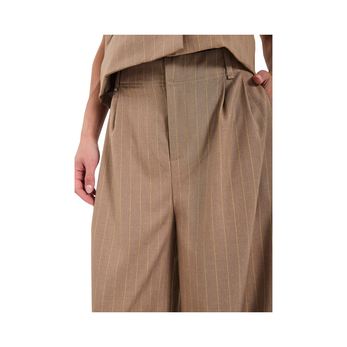 Novia Pants - Yellow stripe