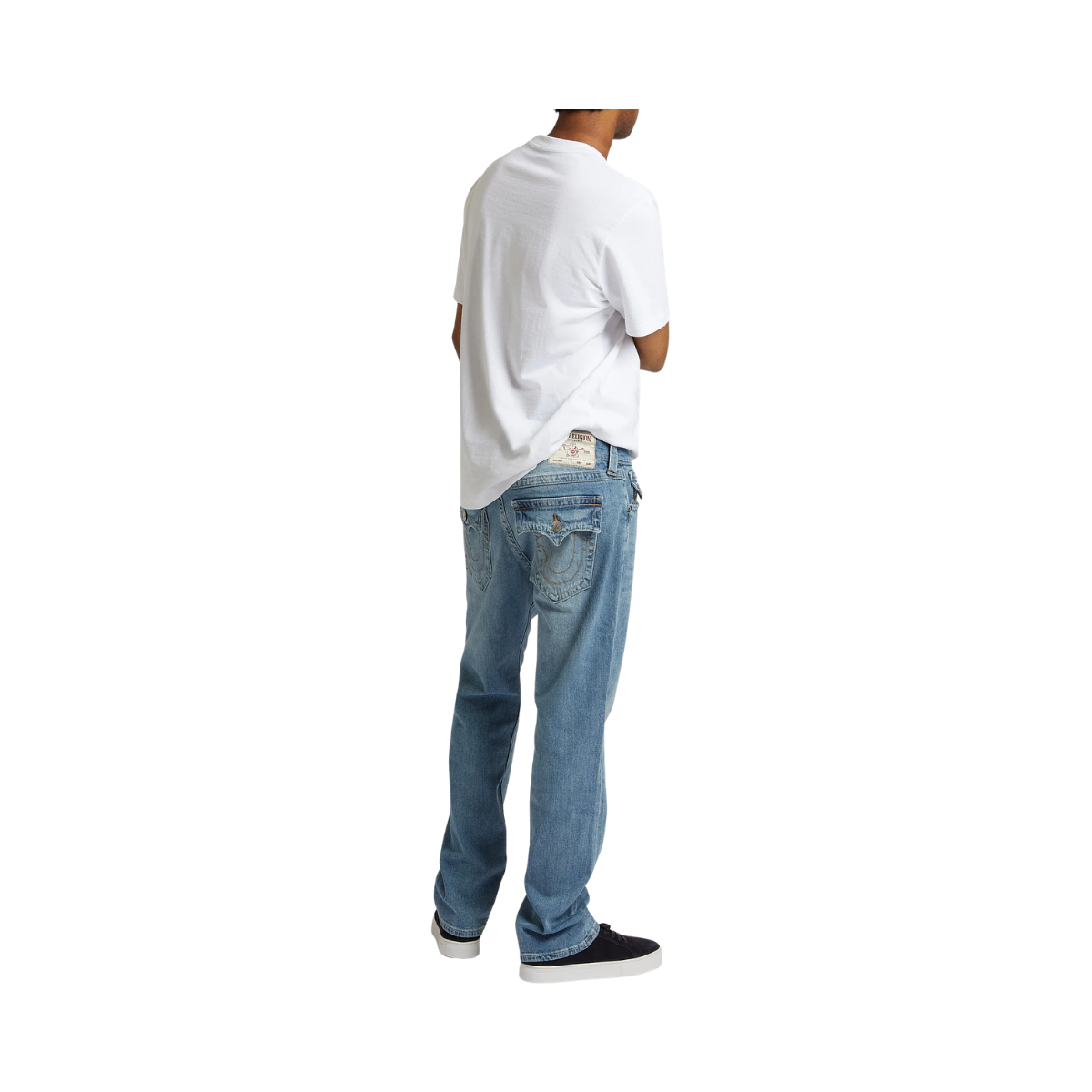 Relaxed Painted Tee - Optic White/Black