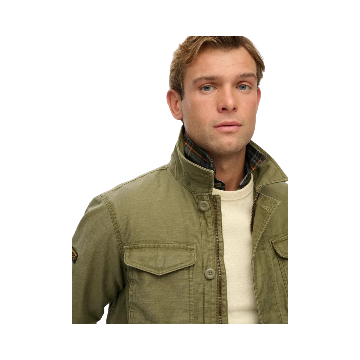 Collared M65 Jacket - Burnt Olive