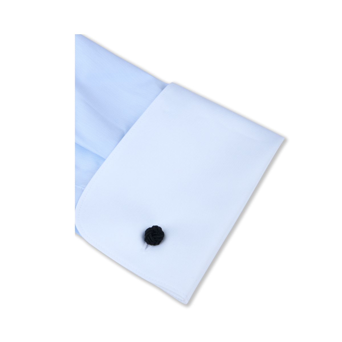 Slimline C20 White Collar & DR Cuff - Light Blue