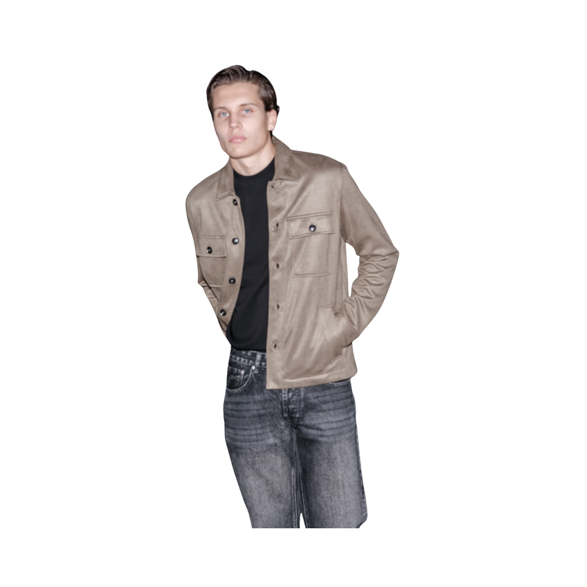 Denki Overshirt - Dusty Olive