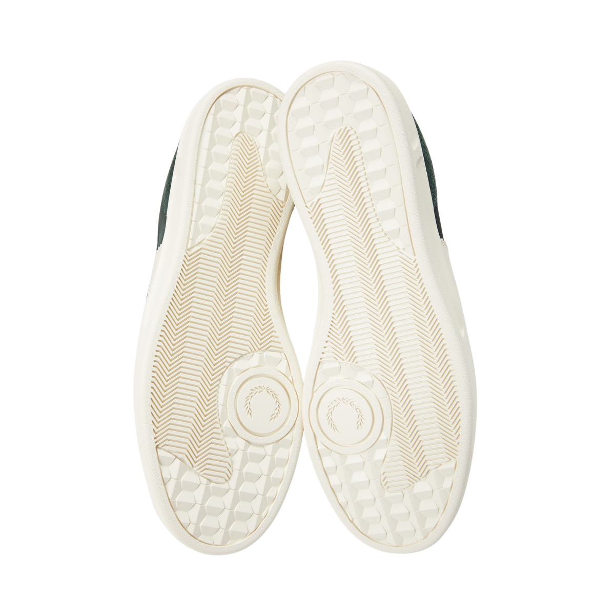 B4 Textured Suede - Grassroots / White