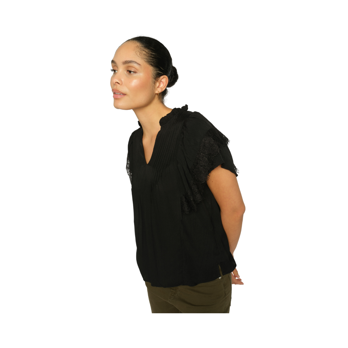 MMWea Flowish Blouse - Black