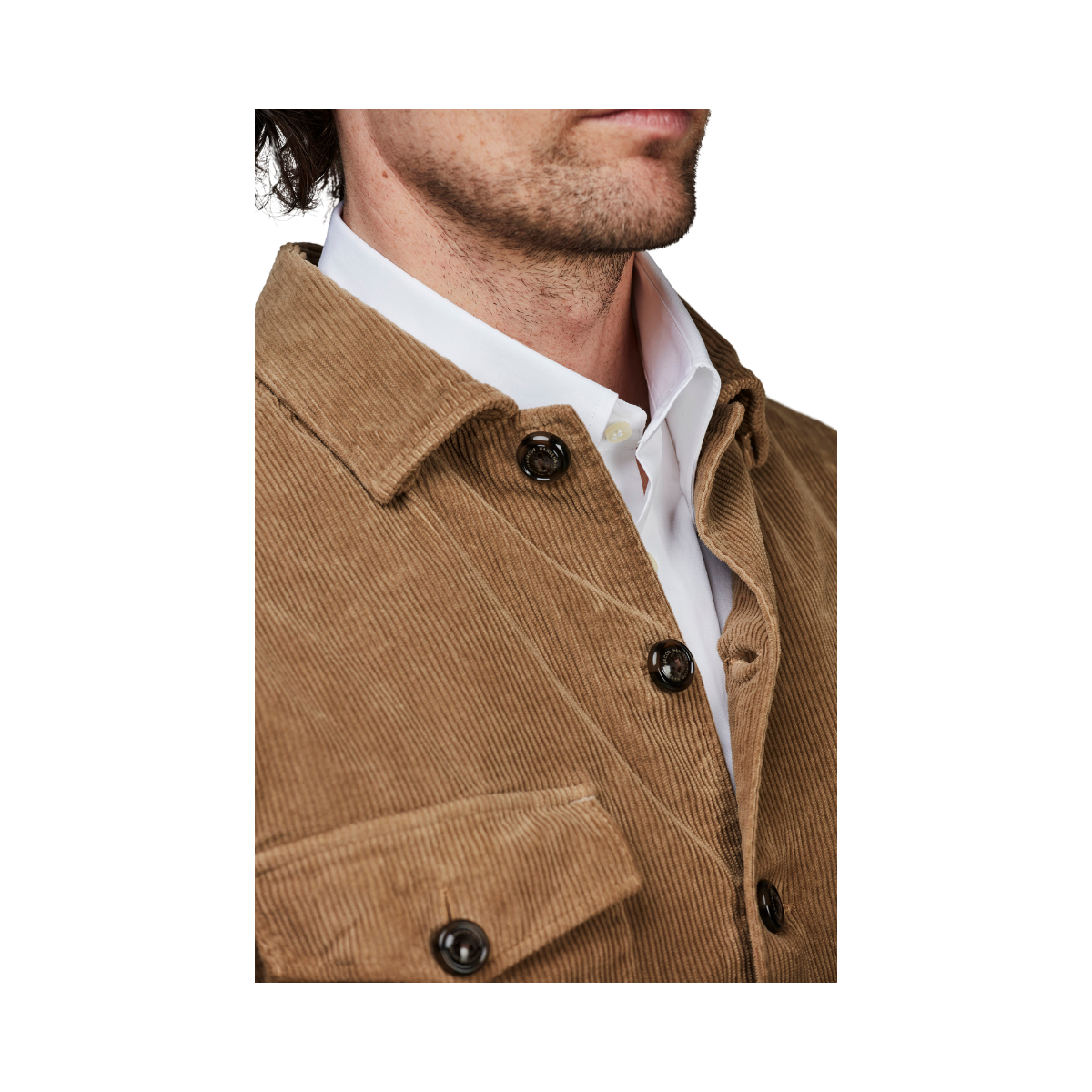 CORDUROY NOXUS OVERSHIRT - Beige