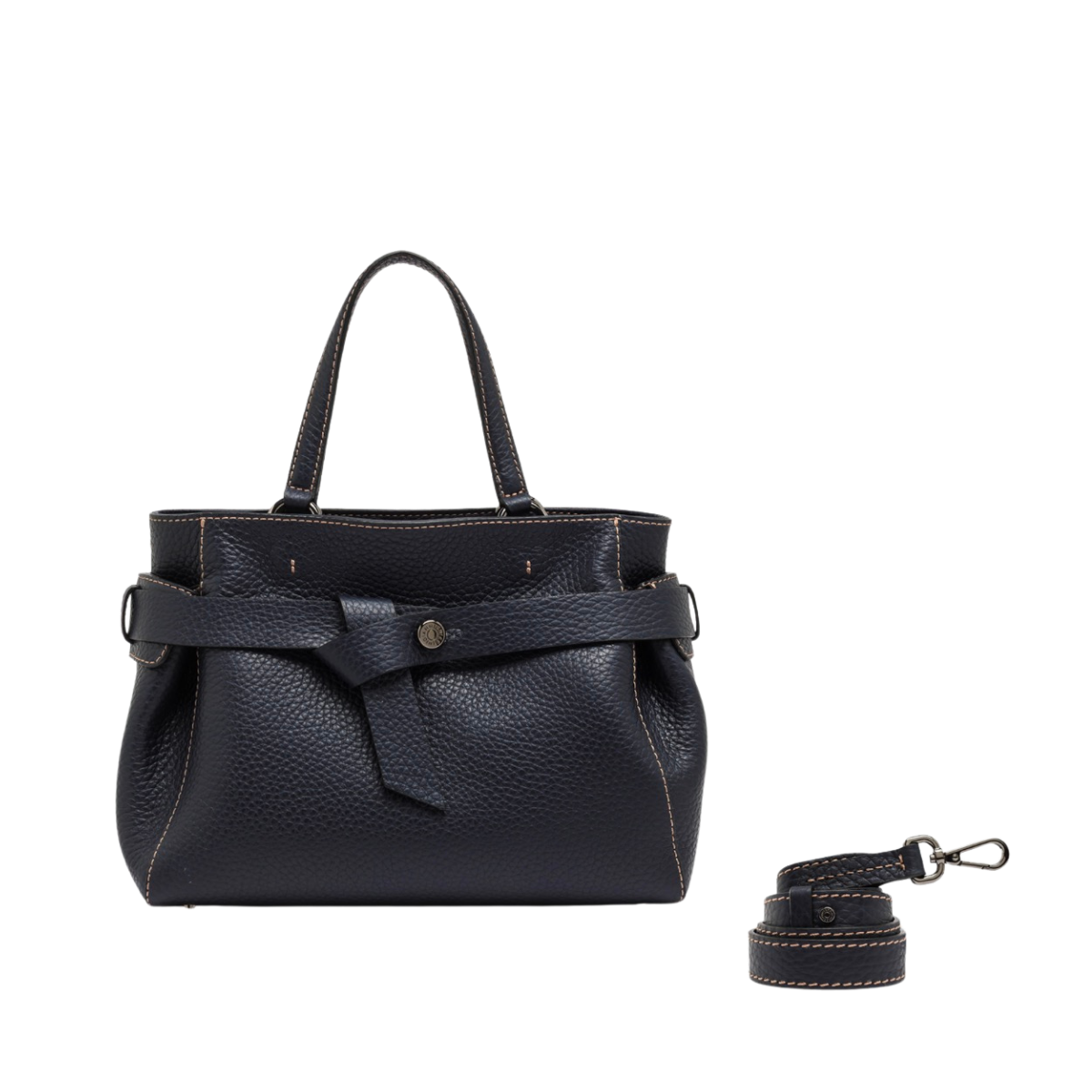 Miranda Leather Handbag - Notturno