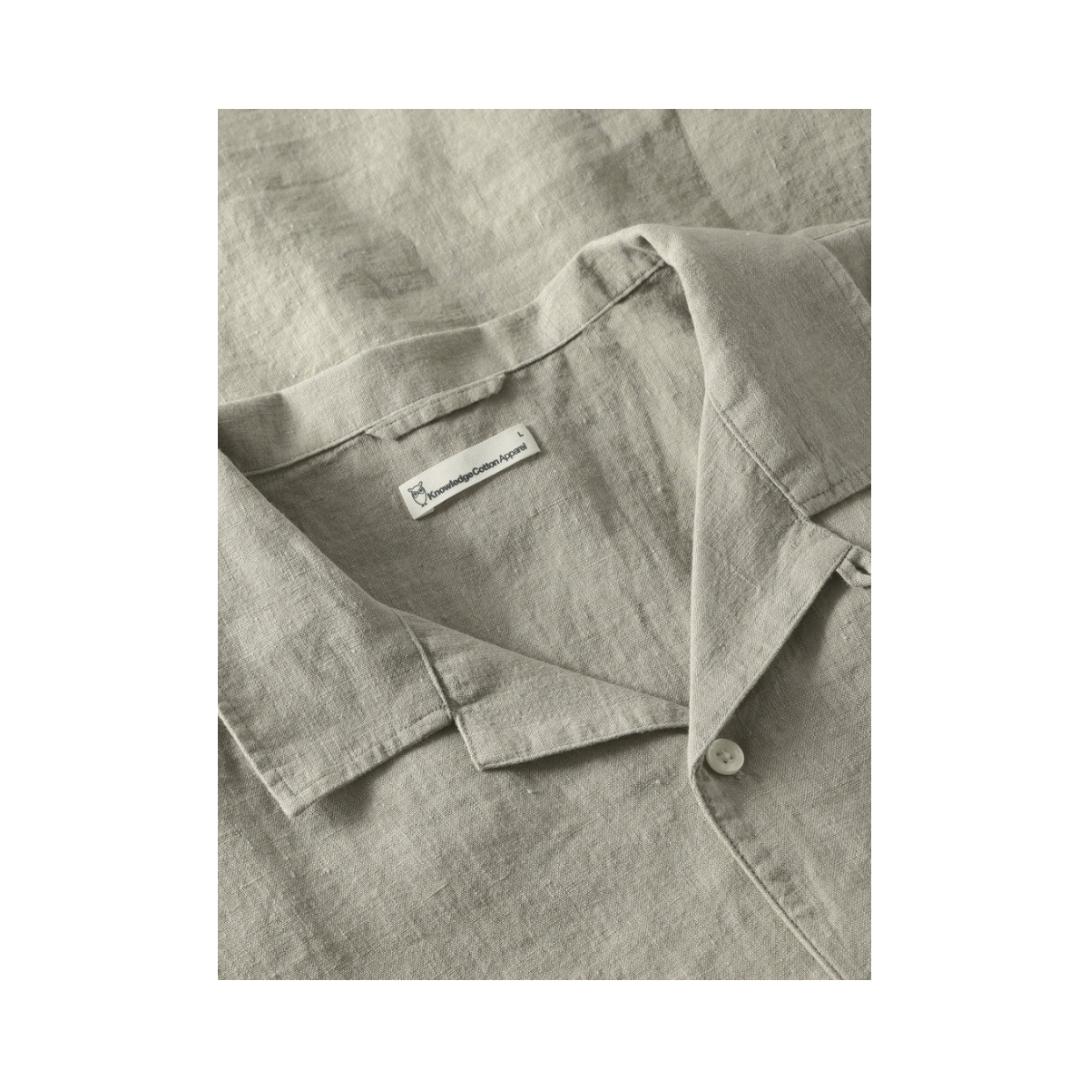 Box Short Sleeve Linen Shirt - Twill Yarndyed