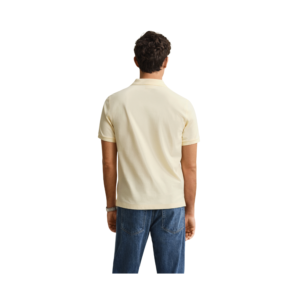 Shield SS Pique Polo - Vanilla Yellow