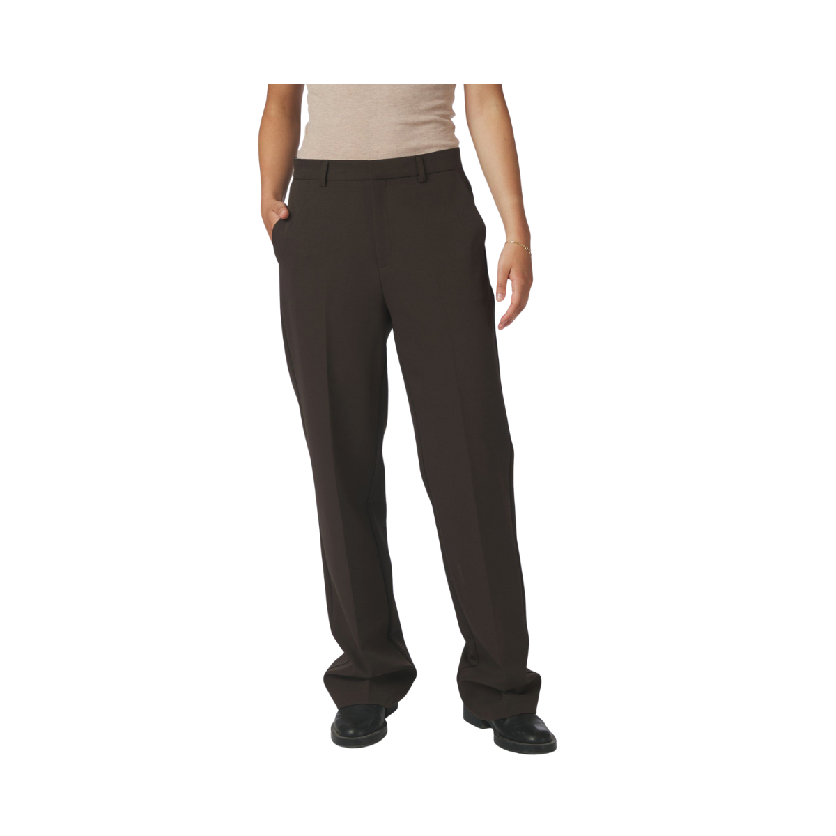 Alice Suit Pants - Dark Brown