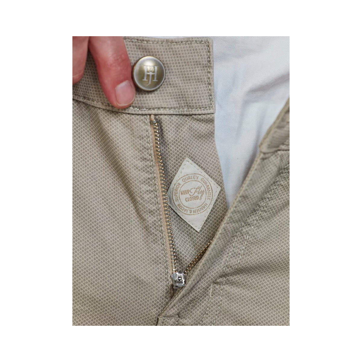 5-Pkt Cut'N Sew Fiji Print - Beige