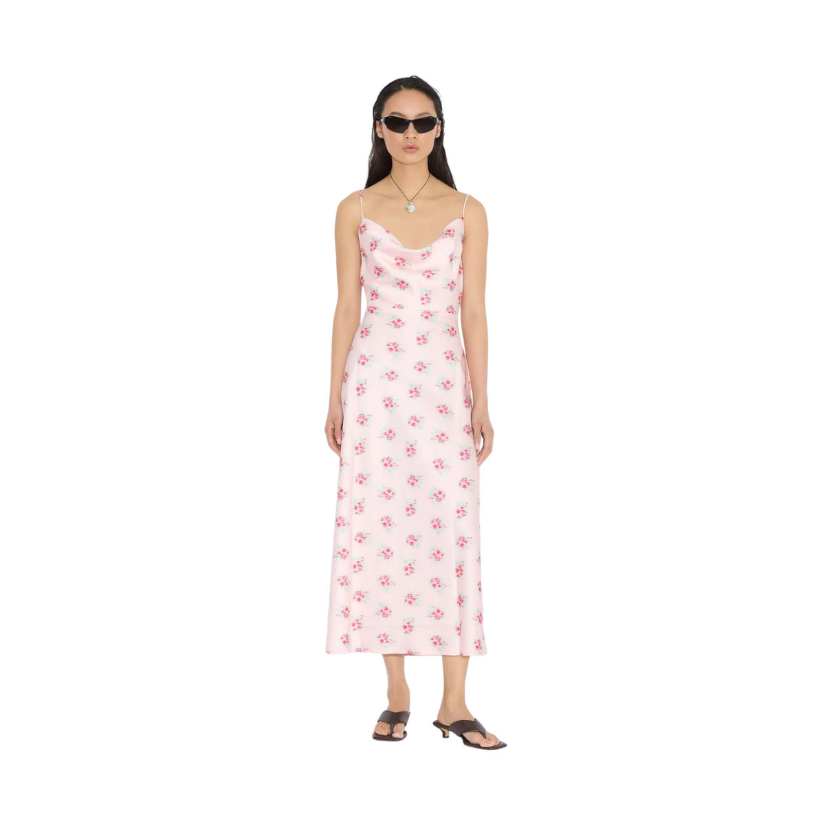 Eila Print Dress - Light Pink