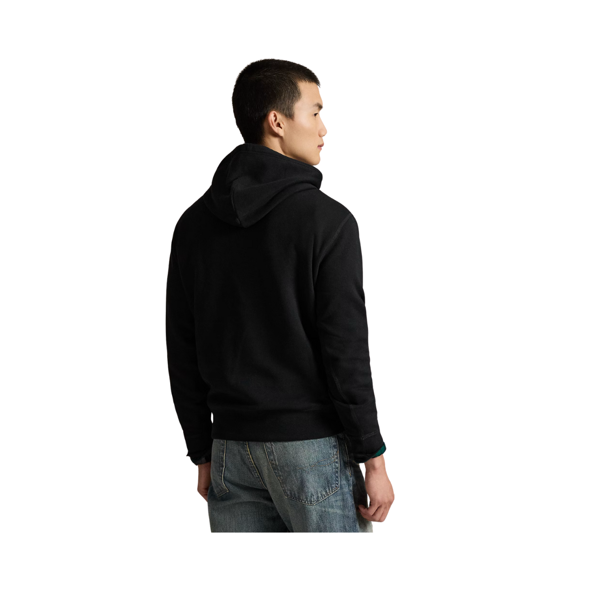 LS Hood Sweater - Black