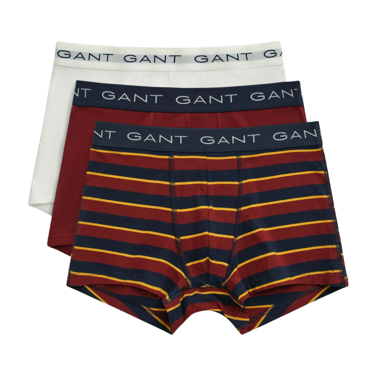 Multistriped Trunk 3-Pack - 604 Plumped Red