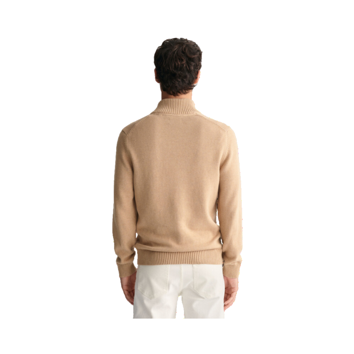 Casual Cotton Halfzip - Khaki