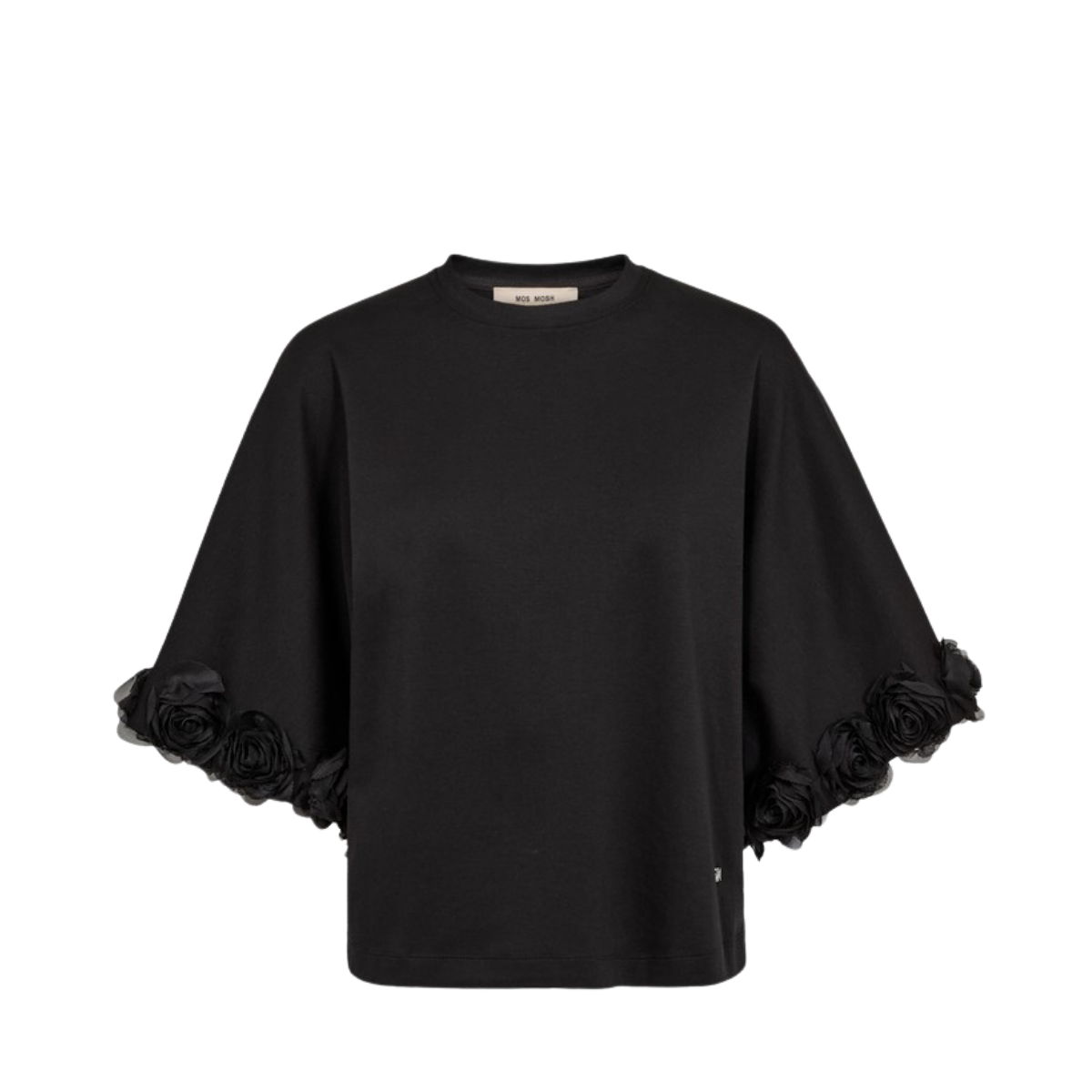MMRosette O-SS Tee - Black
