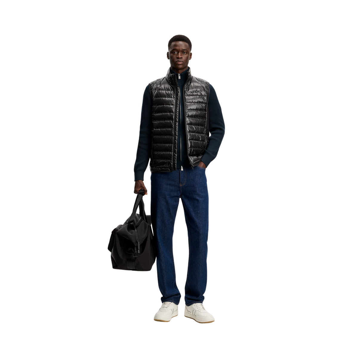 Alexis Full zip Cardigan - JL Navy