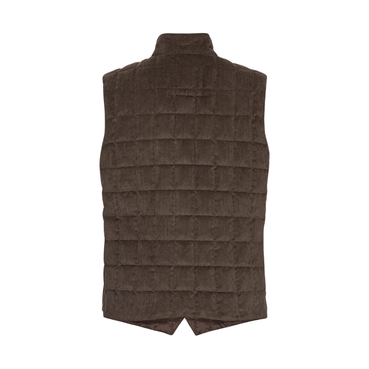 Tech Cord Vest - Chocolate