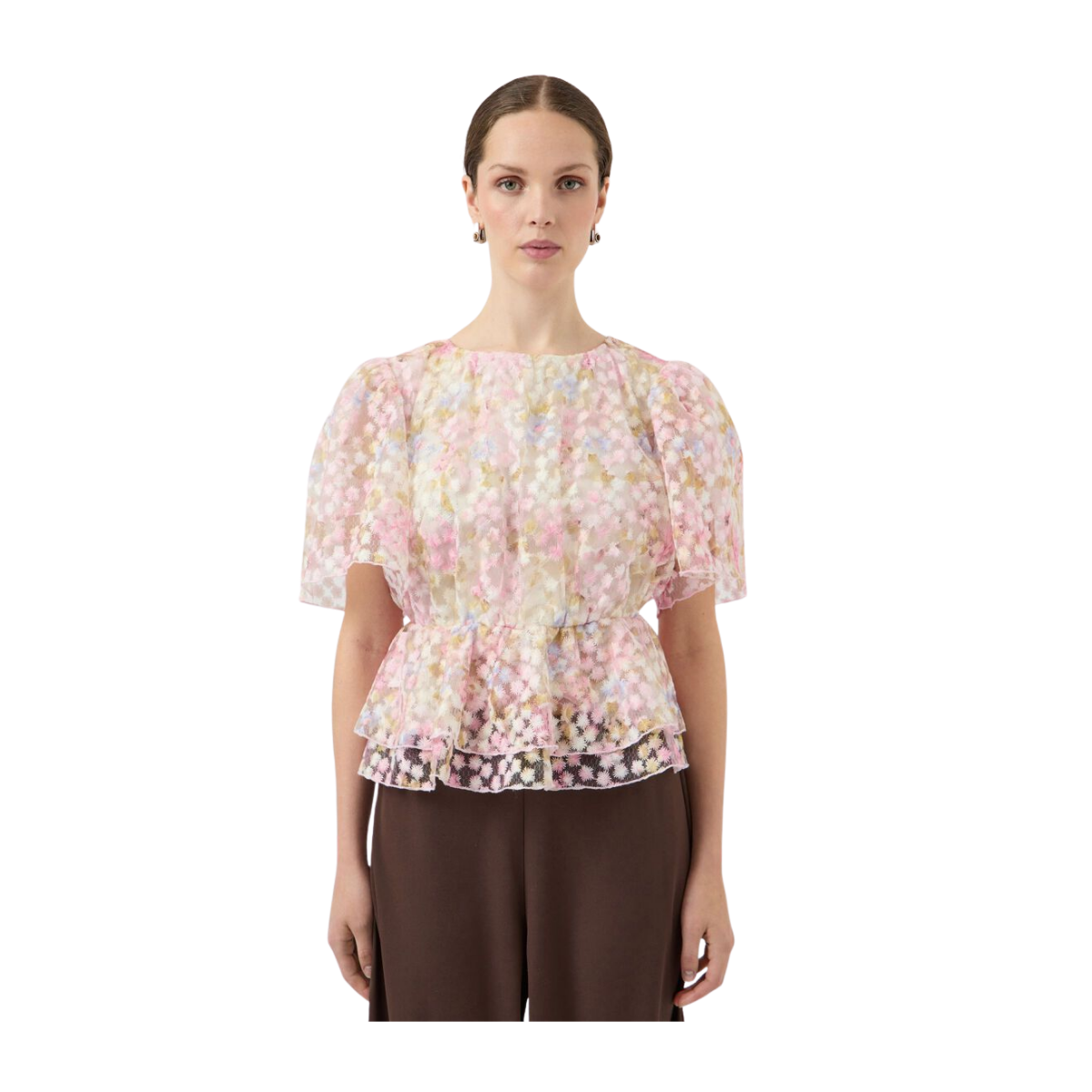 YASLeanna Short Sleeve Top - Pristine