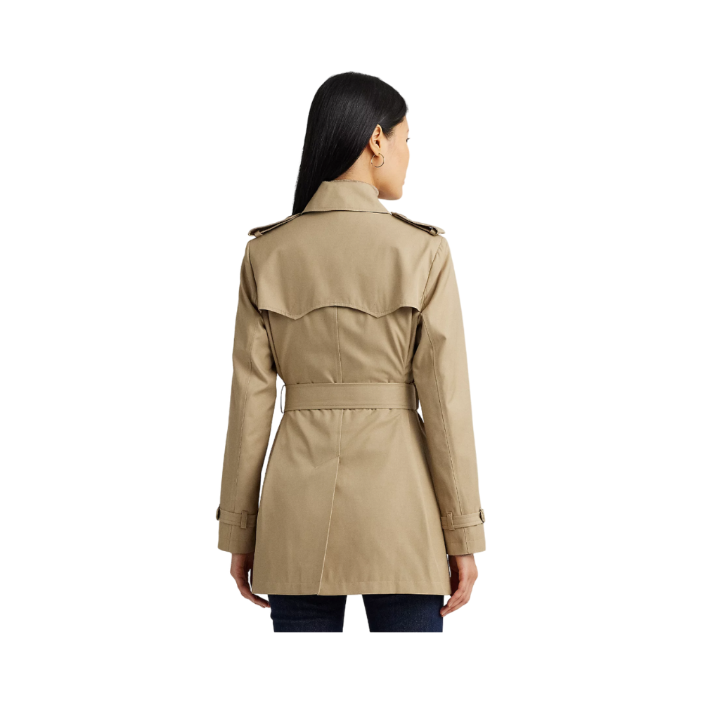 DB Belted Rain Coat - Beige