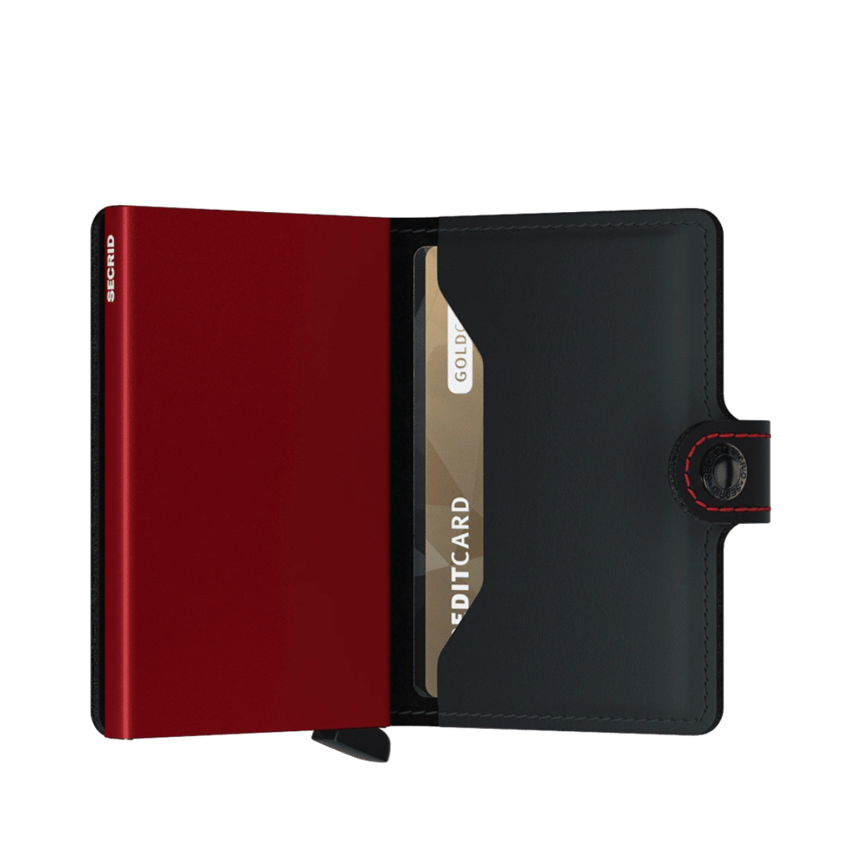 Miniwallet Matte - Black & Red