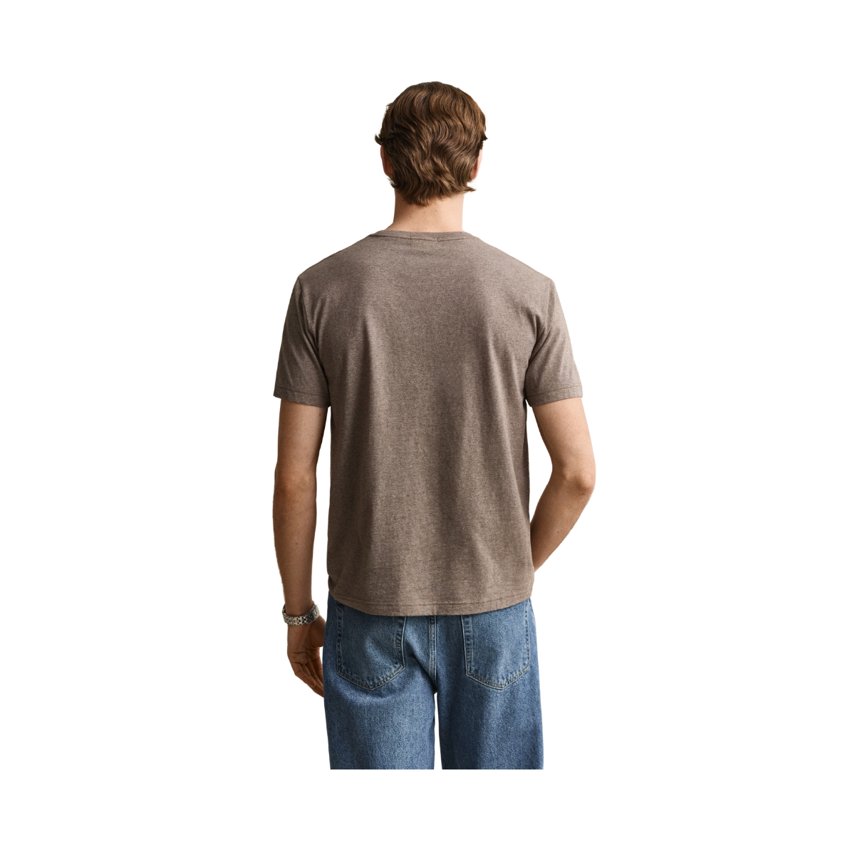 Shield SS T-Shirt - Dark Hazelnut Melange
