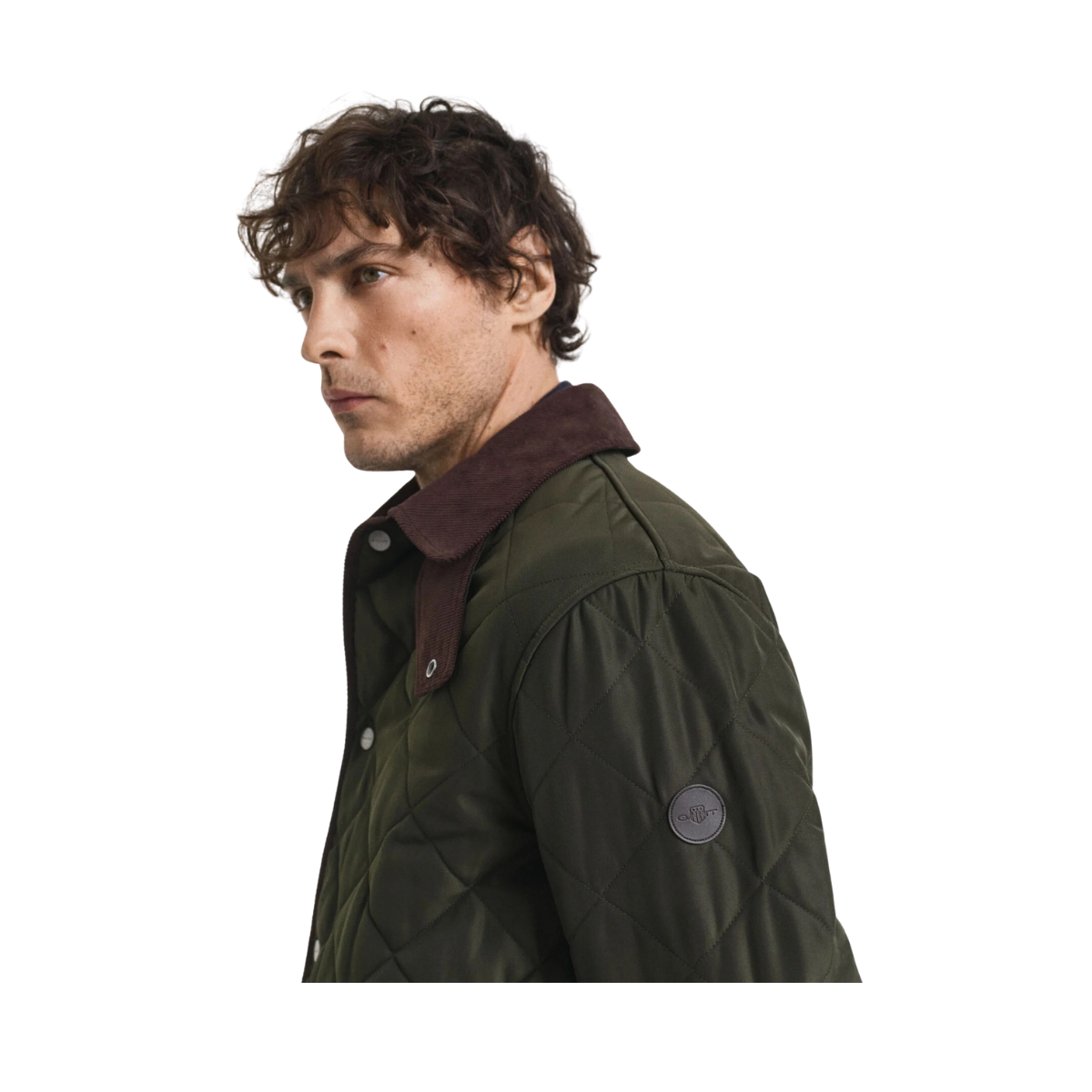 Quilted Fleece Jacket - 368 Dark Moss Green
