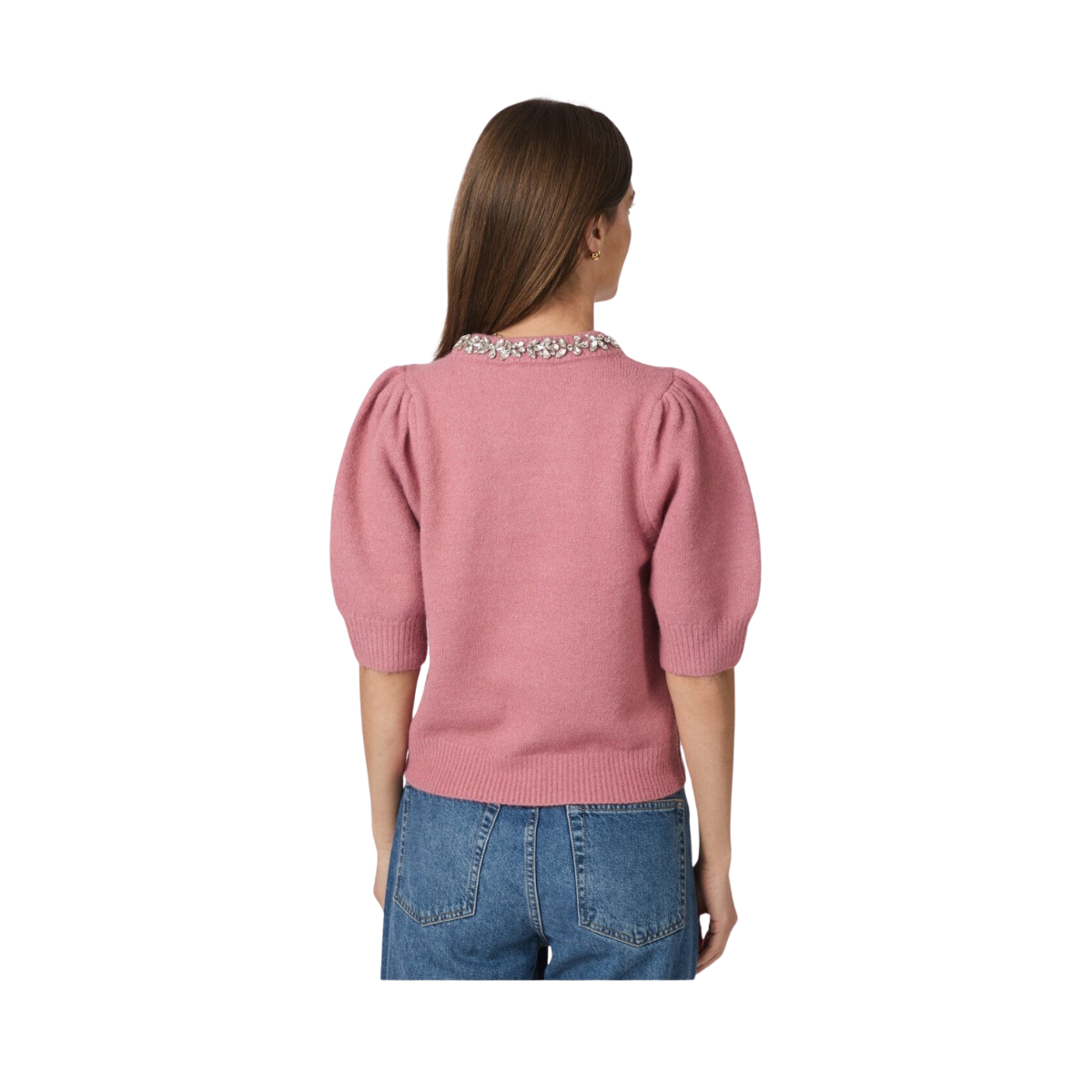 Maia Stone Knit blouse - 165 ROSE
