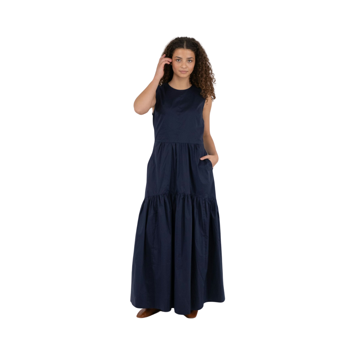 Eysha Poplin Dress - 141 Navy