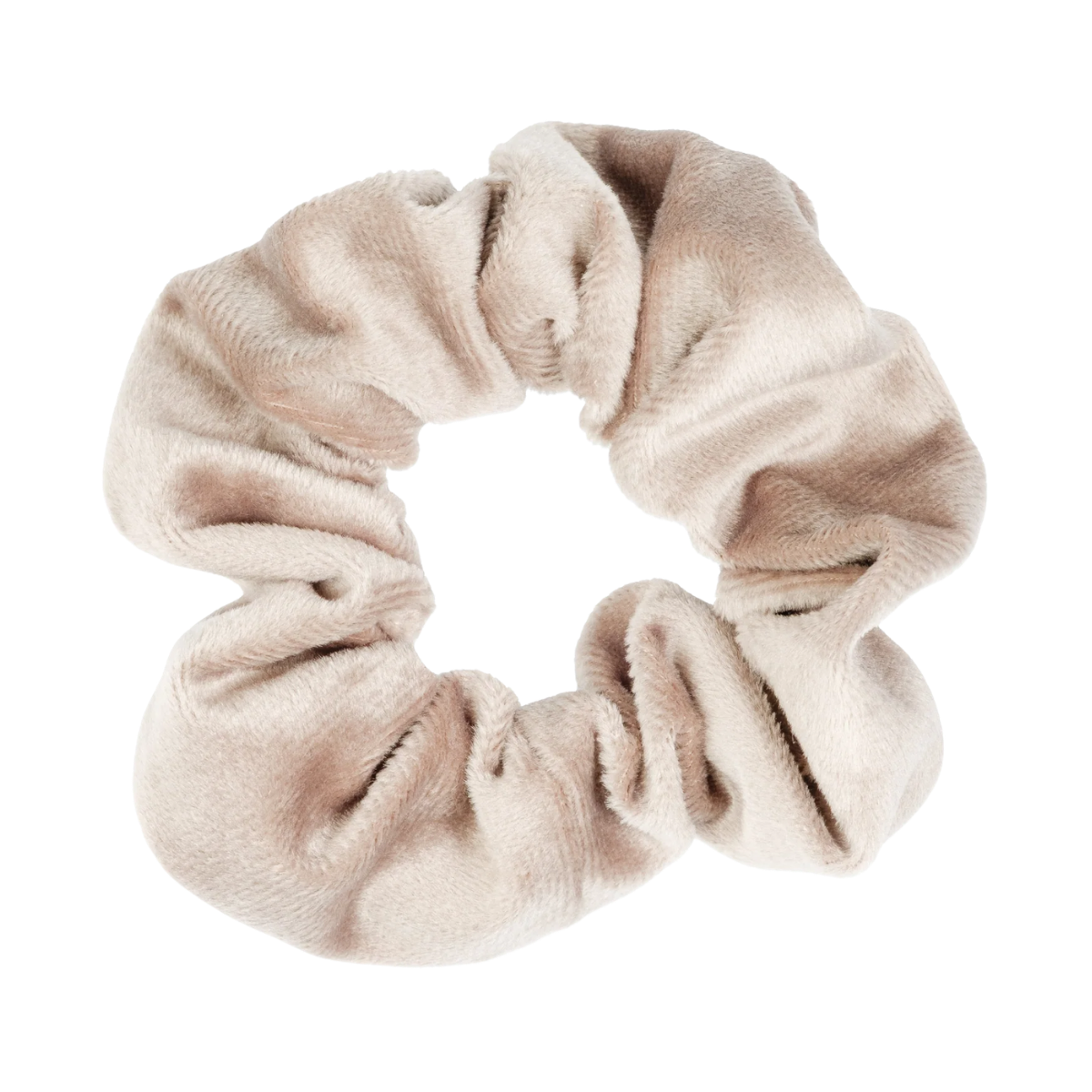 Velvet Scrunchie - Dark Sand