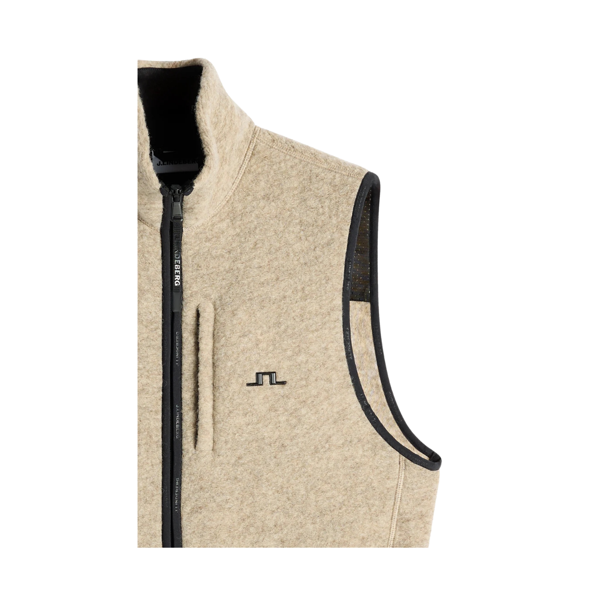 Duncan Wool Fleece Vest - Moonbeam