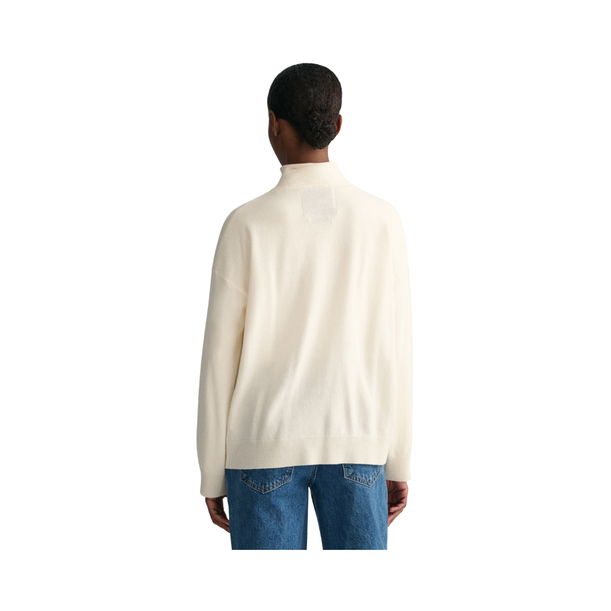 Superfine Lambswool Cardigan - White