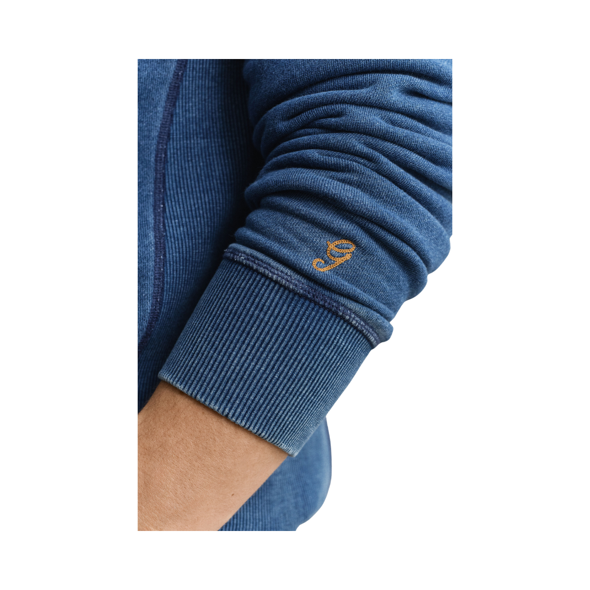 Indigo C-Neck Sweat - INDIGO