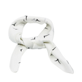 Prague silk Scarf - White