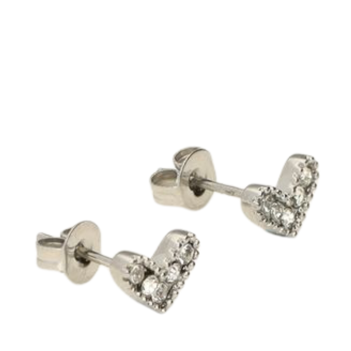 Earstuds heart - Silver